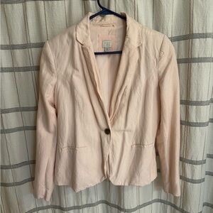 Light Pink Women's Single-Button Blazer - Unbranded
